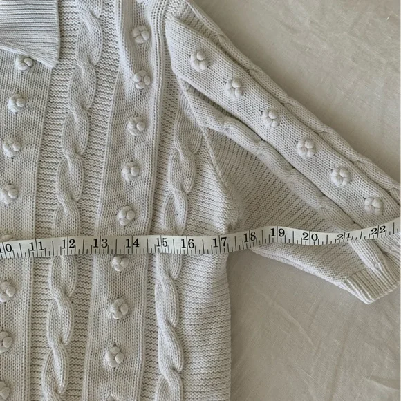 Vintage Knit Collared Top - Picture 4 of 11